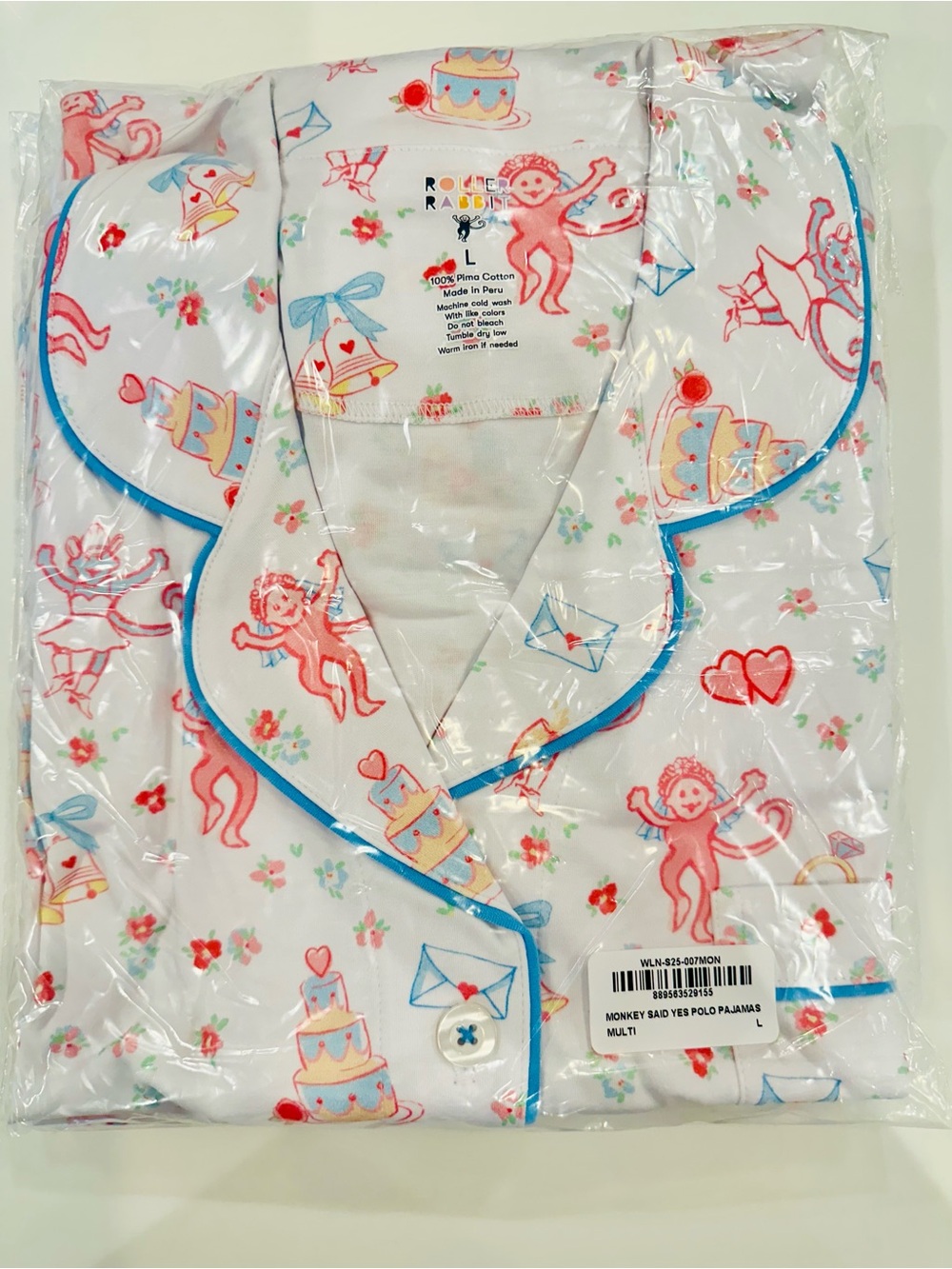 Roller Rabbit SAID YES POLO PAJAMAS SET